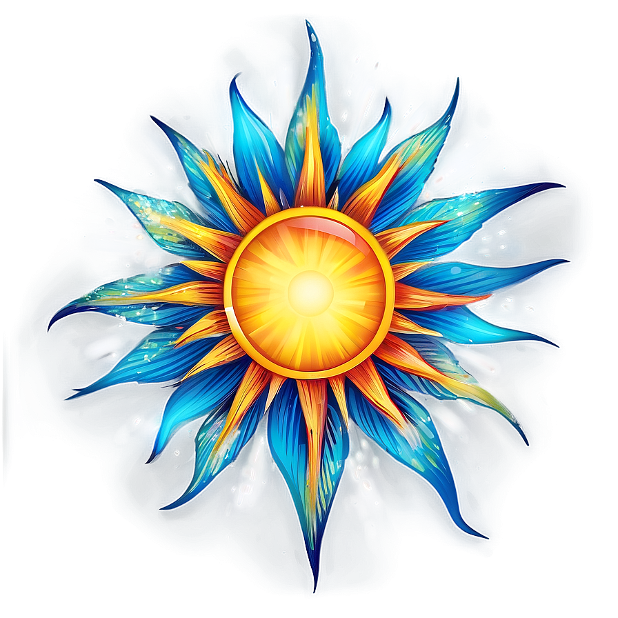 Bright Sun Illustration Png Cjo PNG Image