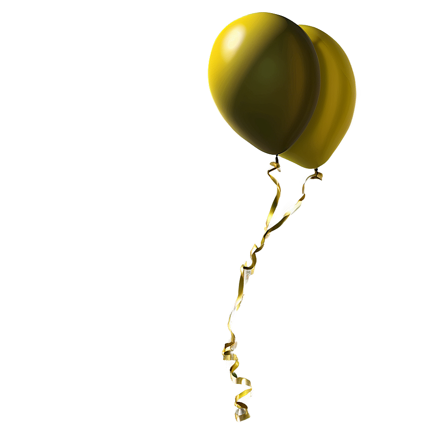 Bright Yellow Balloon Png Wct PNG Image