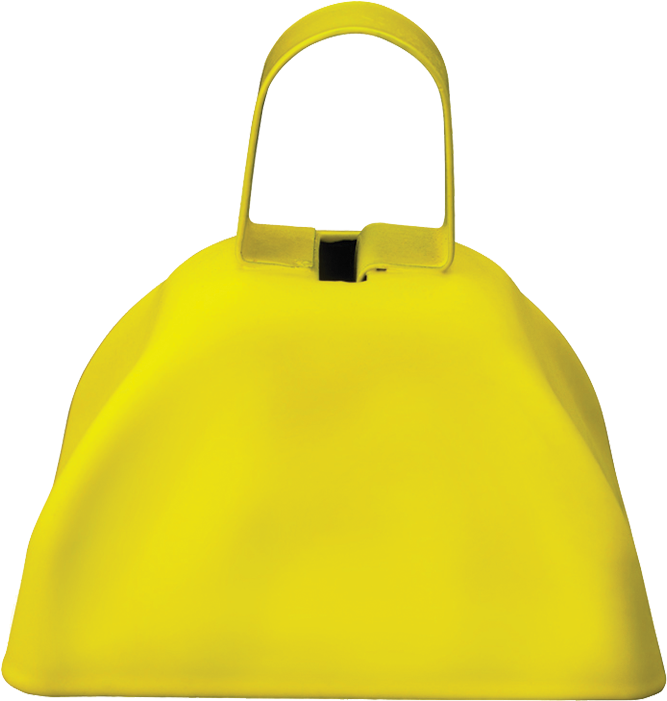 Bright Yellow Designer Handbag PNG Image