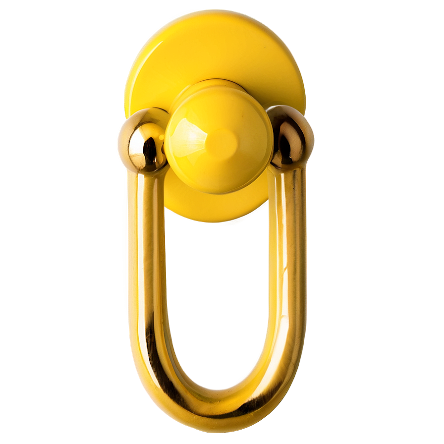 Bright Yellow Doorknob Png 06272024 PNG Image