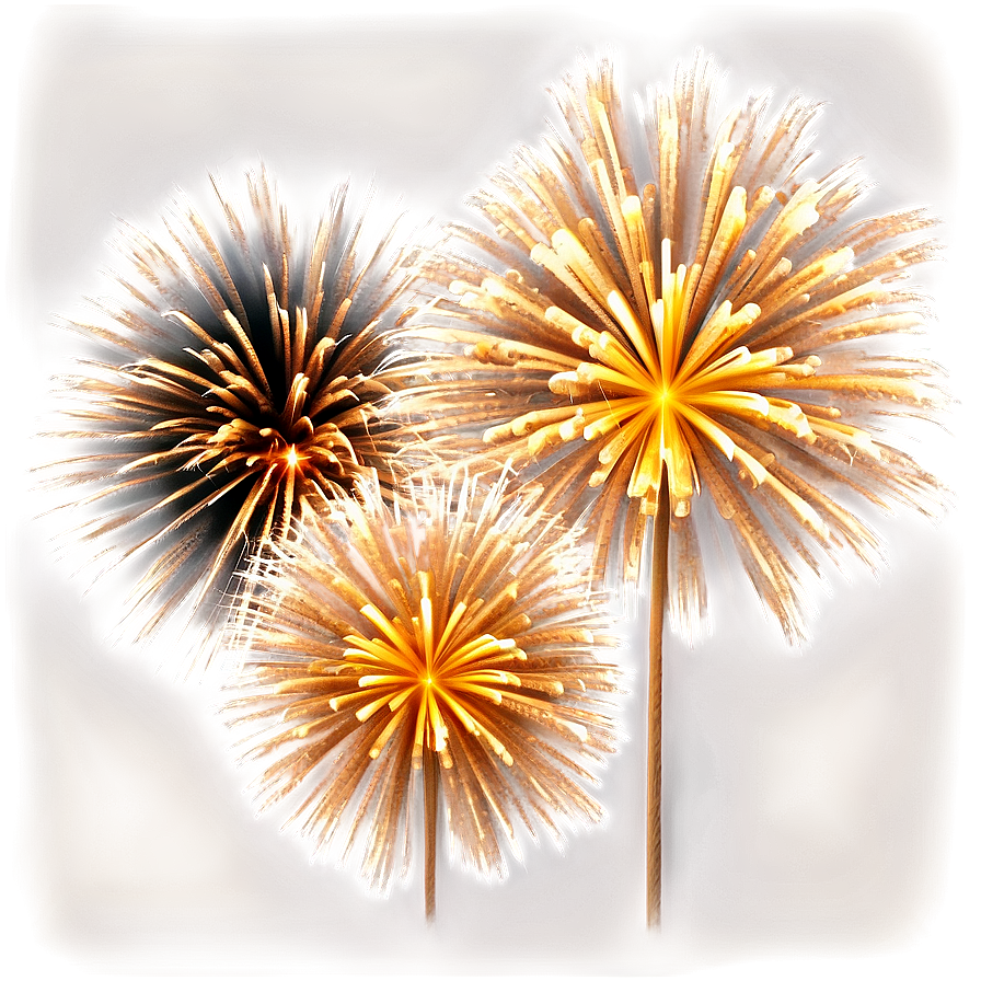 Brilliant Gold Fireworks Png 27 PNG Image