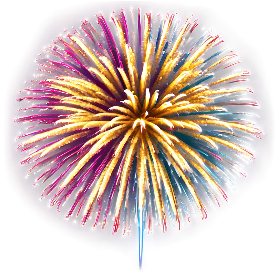 Brilliant Gold Fireworks Png Lqn90 PNG Image