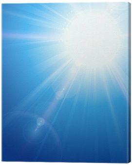 Brilliant Sunlight Blue Sky PNG Image