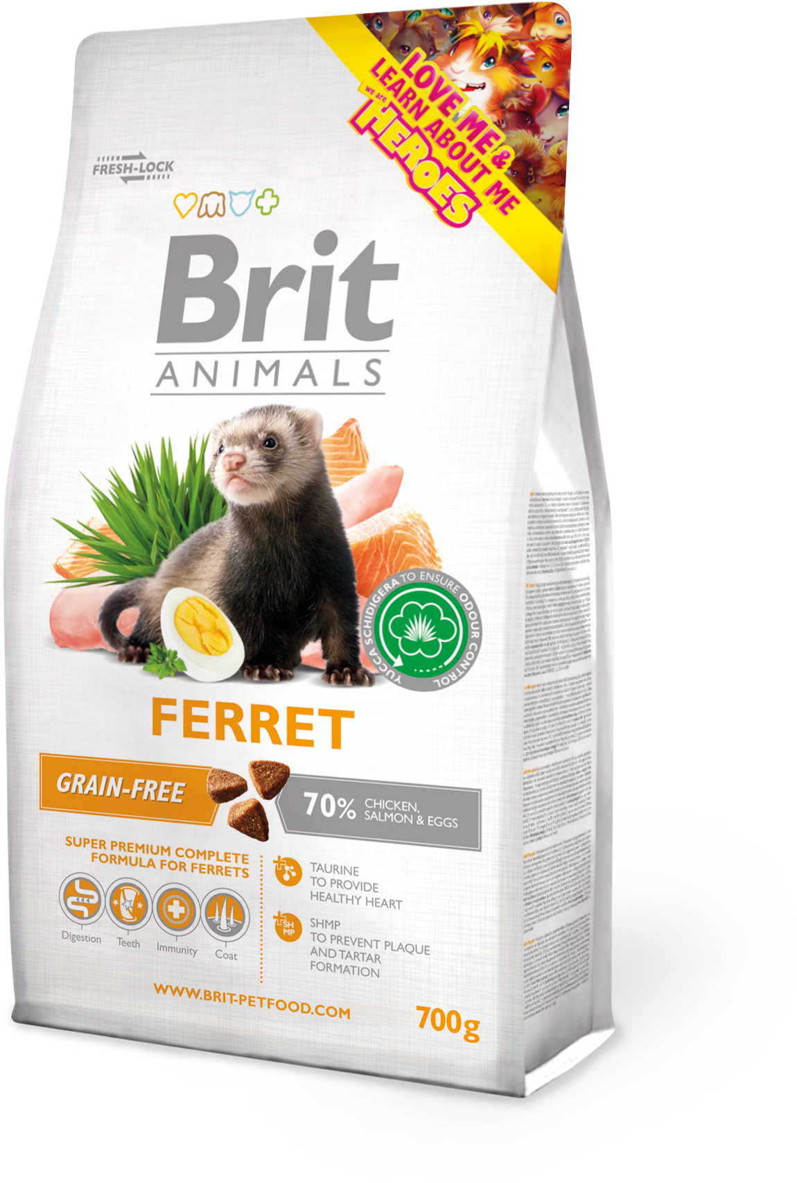 Brit Animals Ferret Food Packaging PNG Image