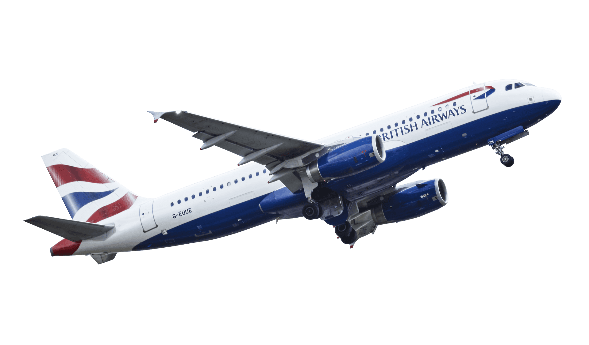 British Airways Aircraft In Flight PNG Image