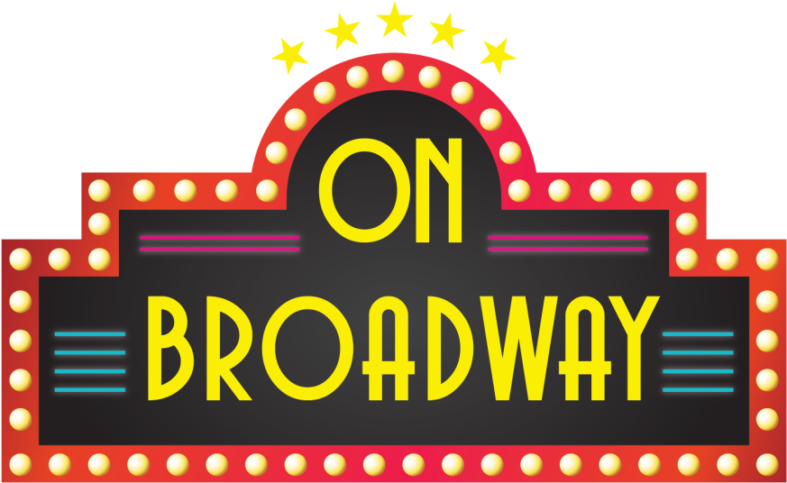 Broadway Marquee Sign Illustration PNG Image