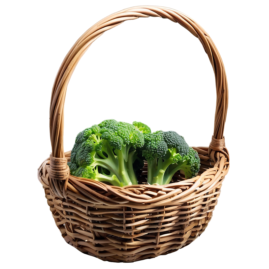 Broccoli In Basket Png Epr PNG Image