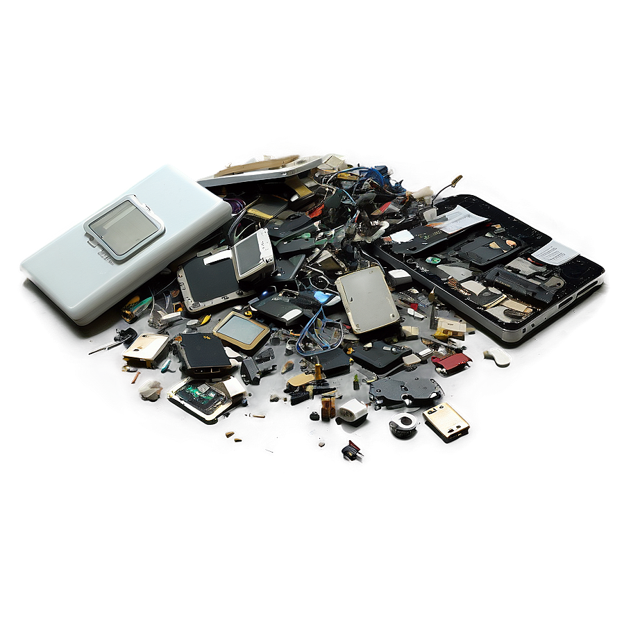 Broken Electronics Trash Png Osl PNG Image