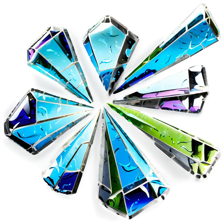 Broken Glass Art Png Lif PNG Image