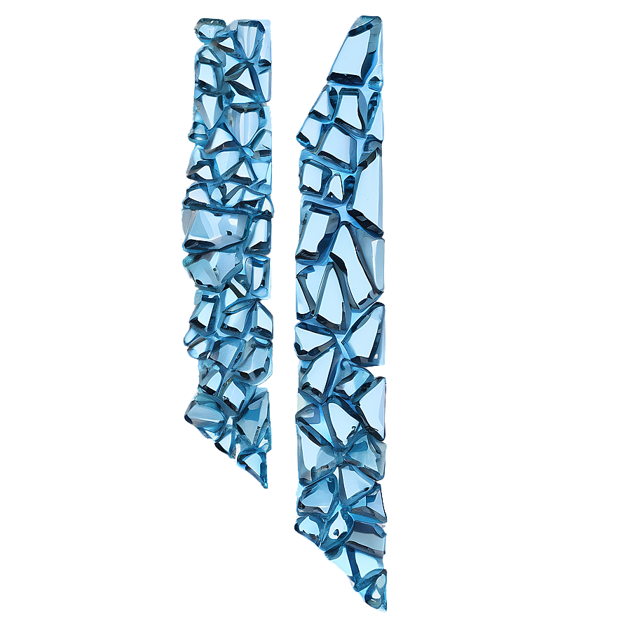 Broken Glass Pieces Isolated Png 06112024 PNG Image