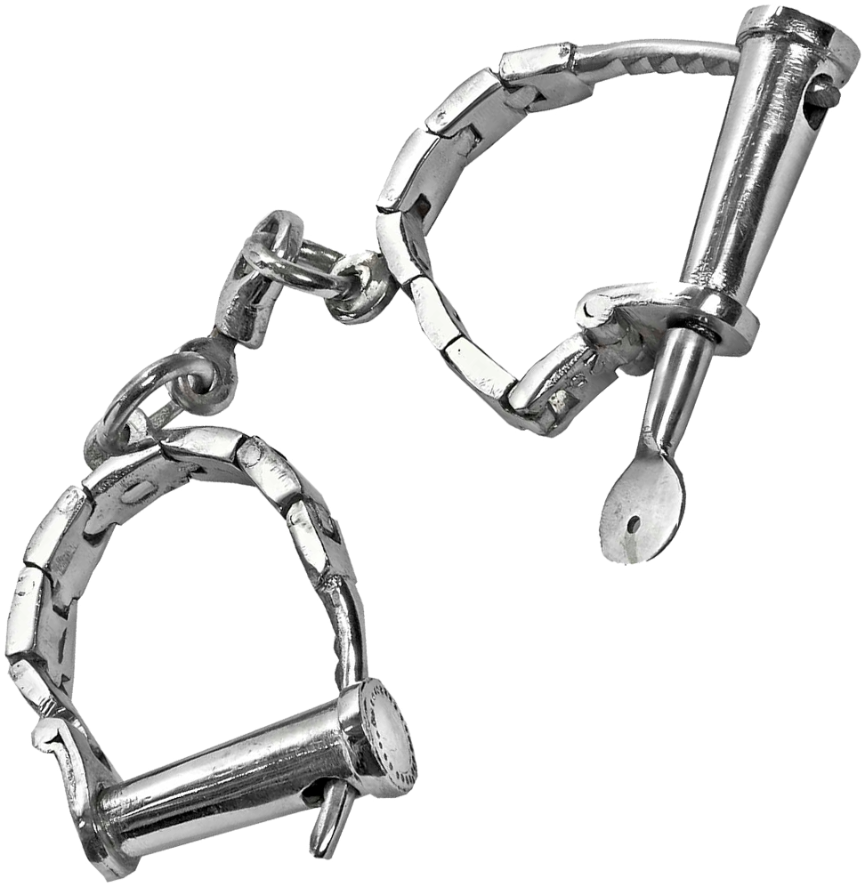 Broken Handcuffs Isolated PNG Image