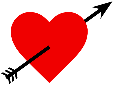 Broken Heart Black Background PNG Image