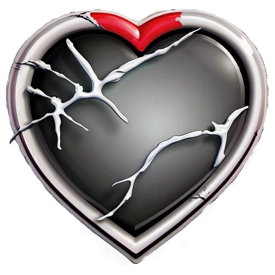 Broken Heart Graphic Png B PNG Image