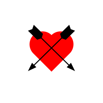 Broken Heart Icon Red Black Background PNG Image