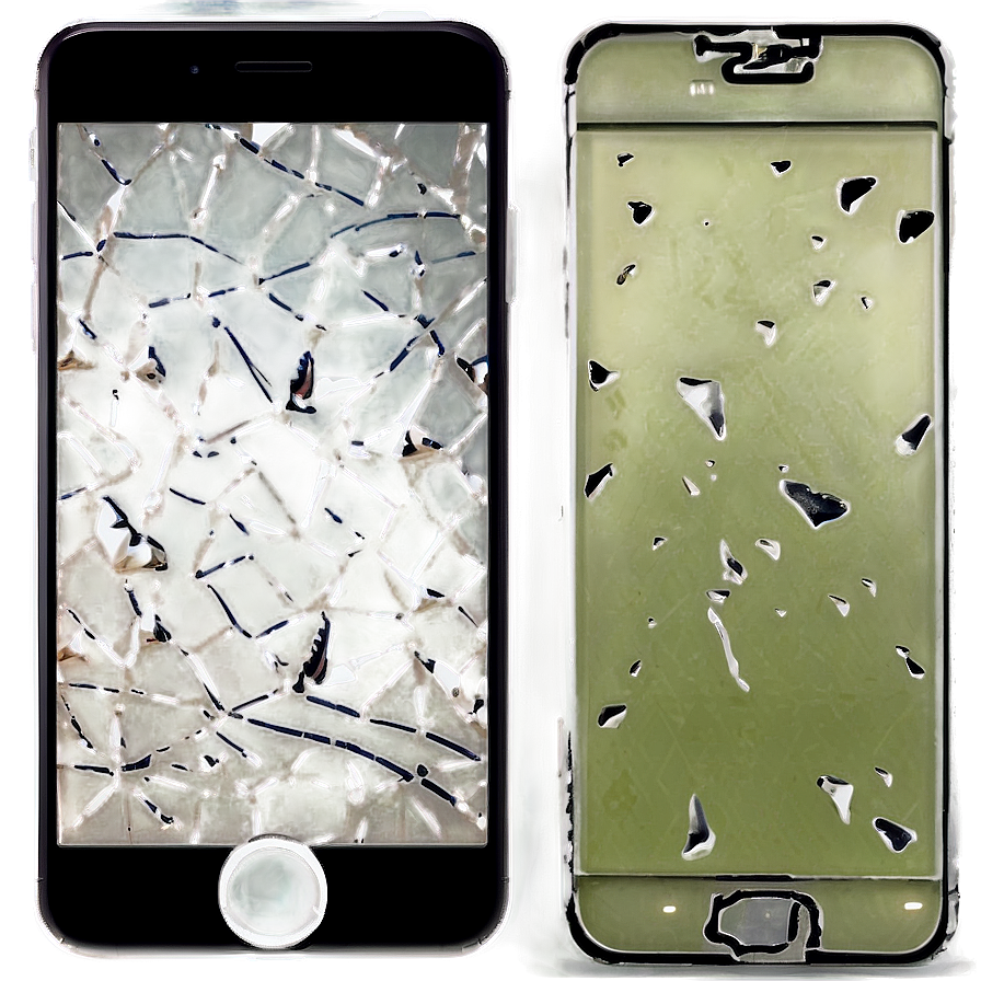 Broken Screen Overlay Png Kfi60 PNG Image