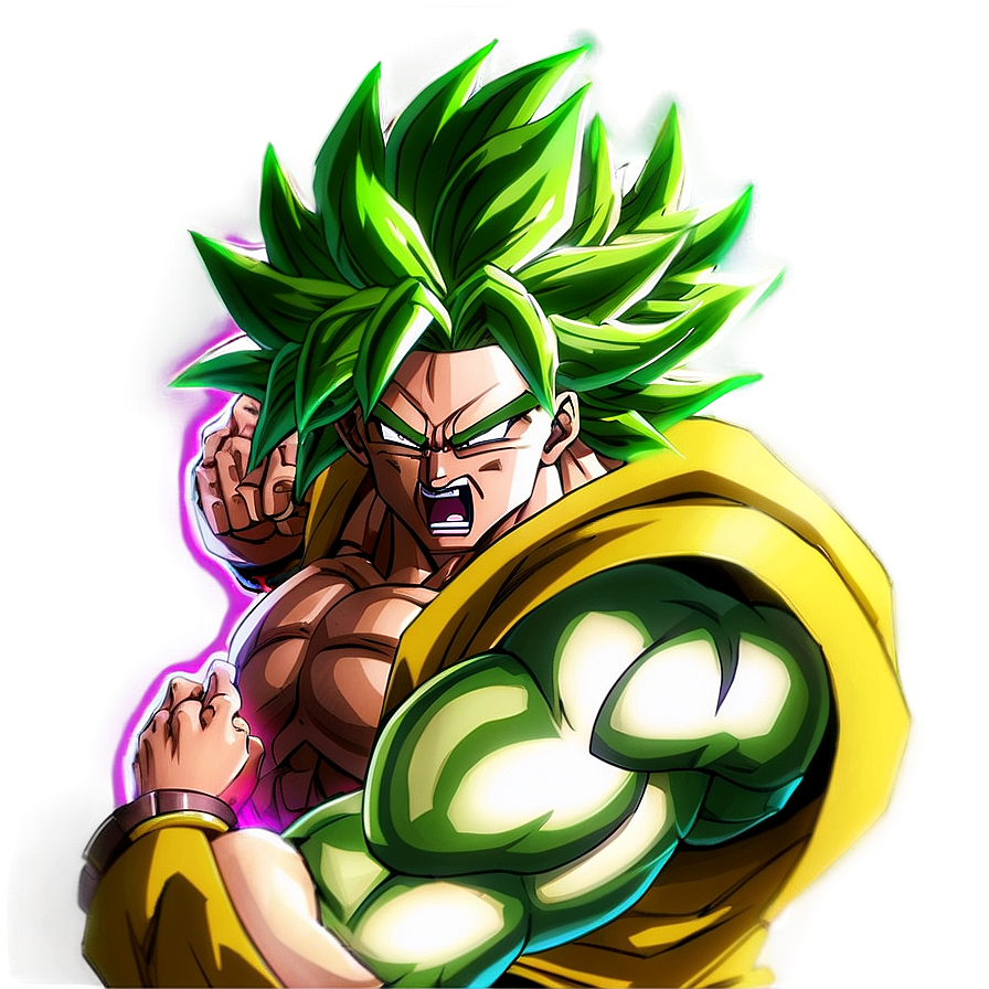 Broly In Battle Png Fwc90 PNG Image