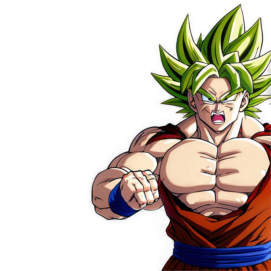 Broly In Battle Png Wpm PNG Image