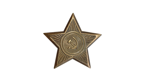 Bronze Star Medal Black Background PNG Image