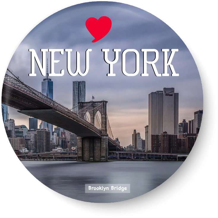 Brooklyn Bridge Love New York PNG Image