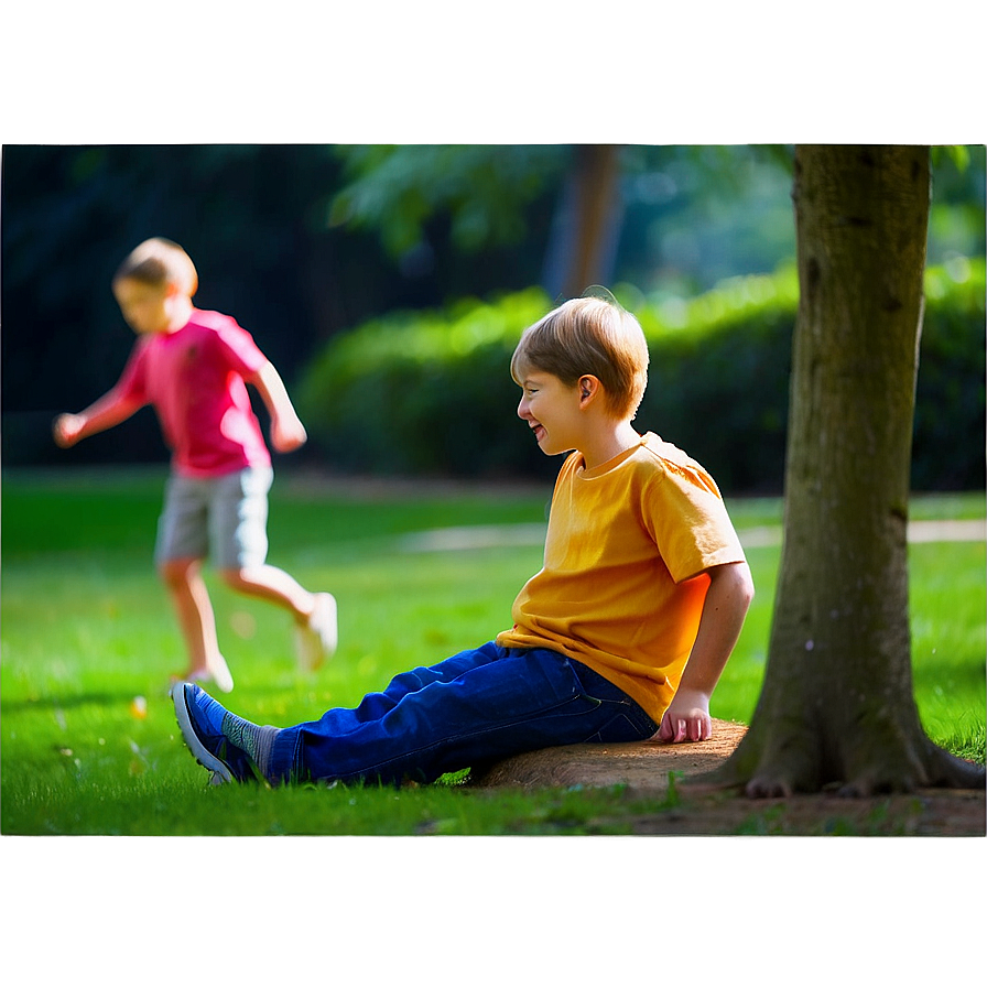 Brother In Park Png Jxh54 PNG Image