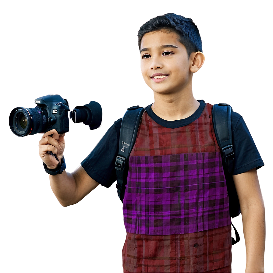 Brother With Camera Png Swu PNG Image