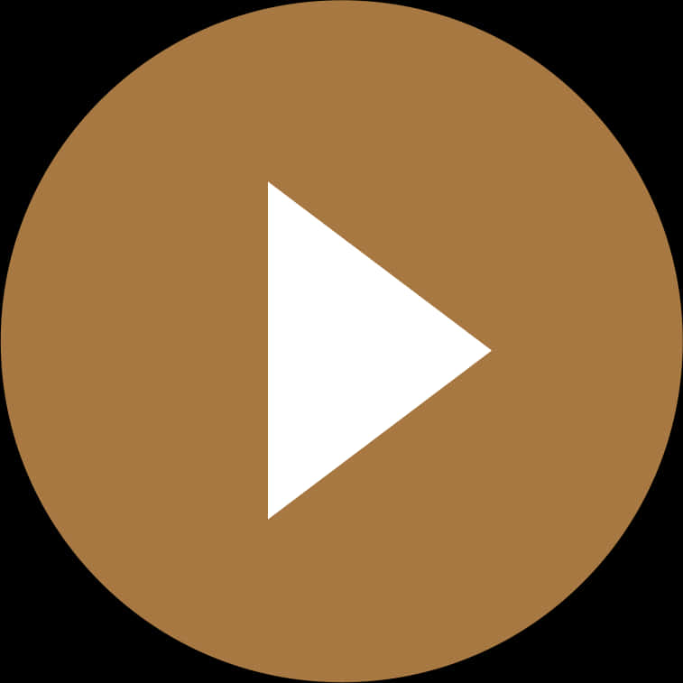 Brown Background Play Icon PNG Image