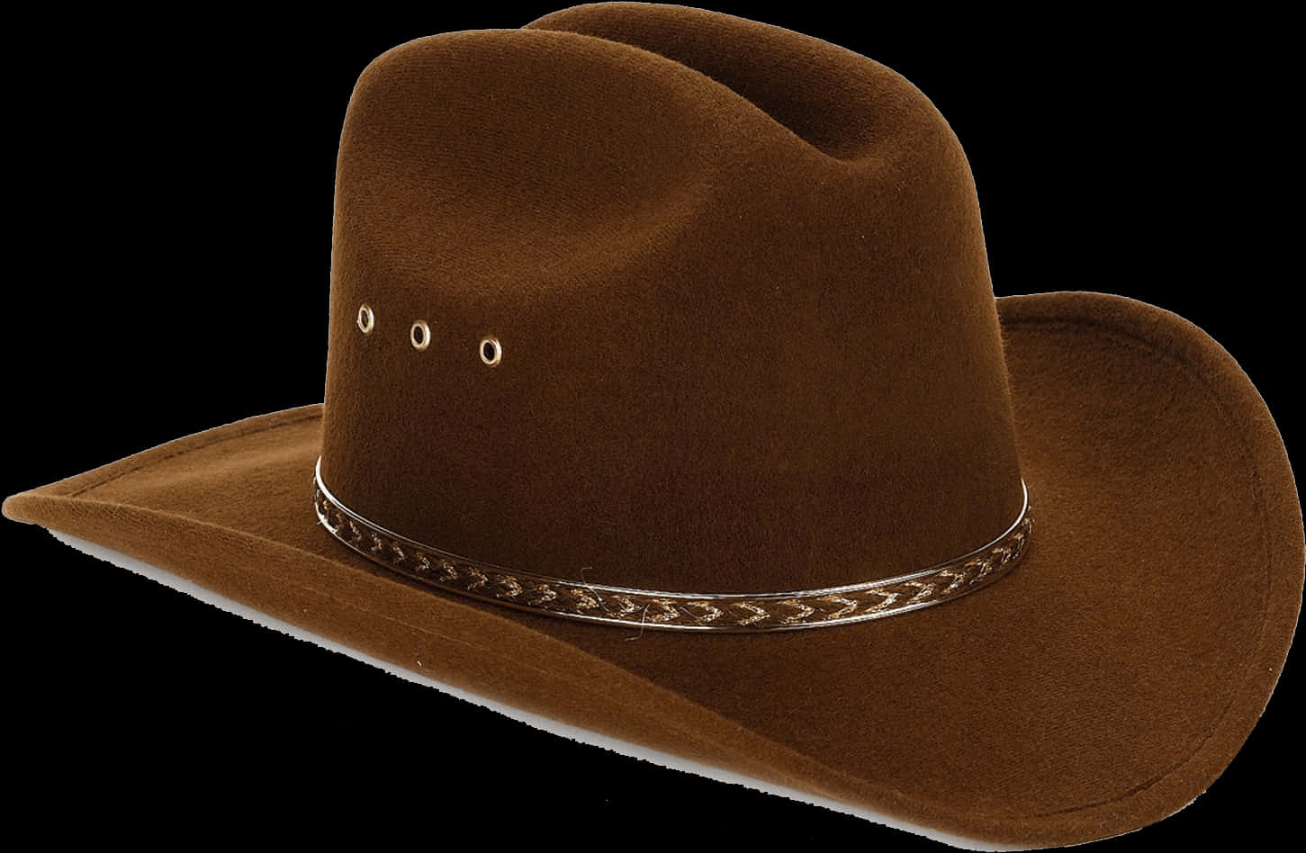 Brown Cowboy Hat Isolated PNG Image