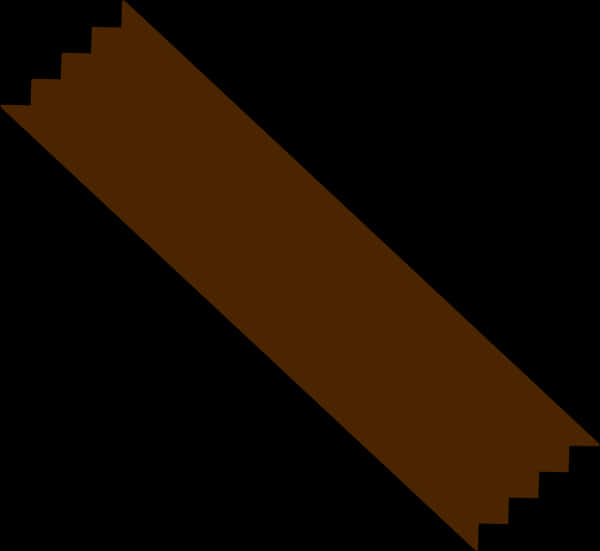 Brown Duct Tape Strip PNG Image