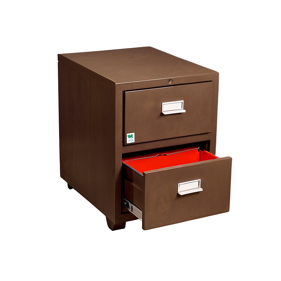 Brown Filing Cabinet Png 5 PNG Image