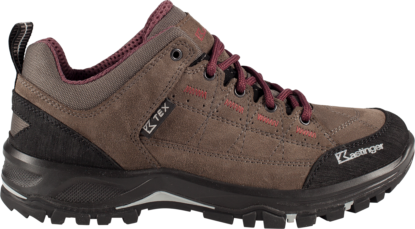 Brown Hiking Boot Side View PNG Image