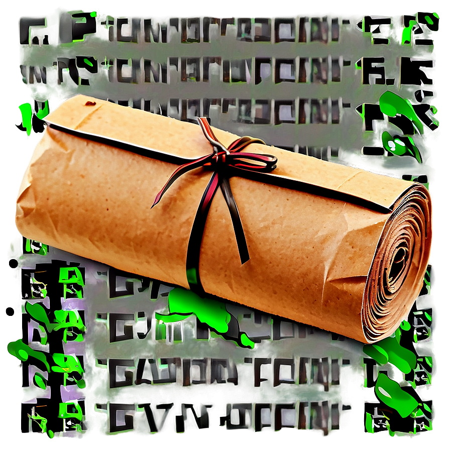 Brown Paper C PNG Image