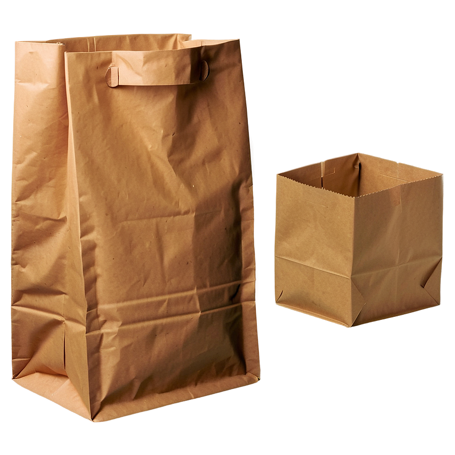 Brown Paper Food Bag Png Dda86 PNG Image