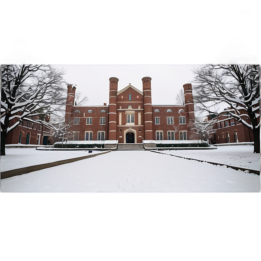 Brown University Campus Snowfall Png 59 PNG Image