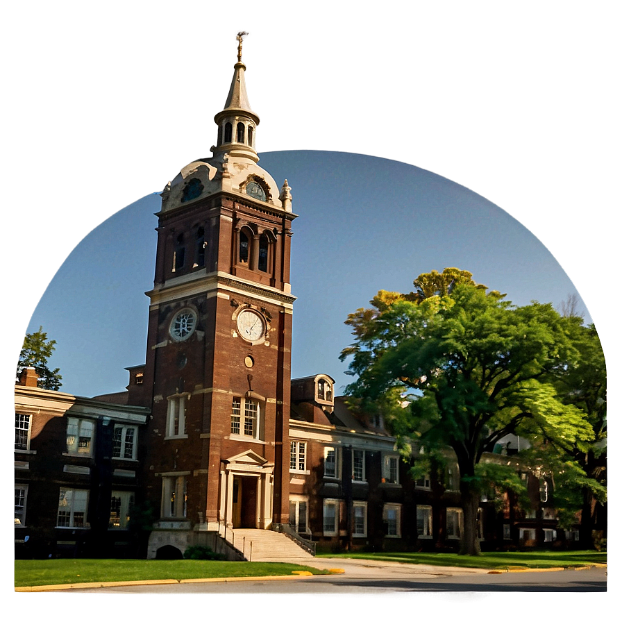 Brown University Campus Sunset Png Qxt PNG Image