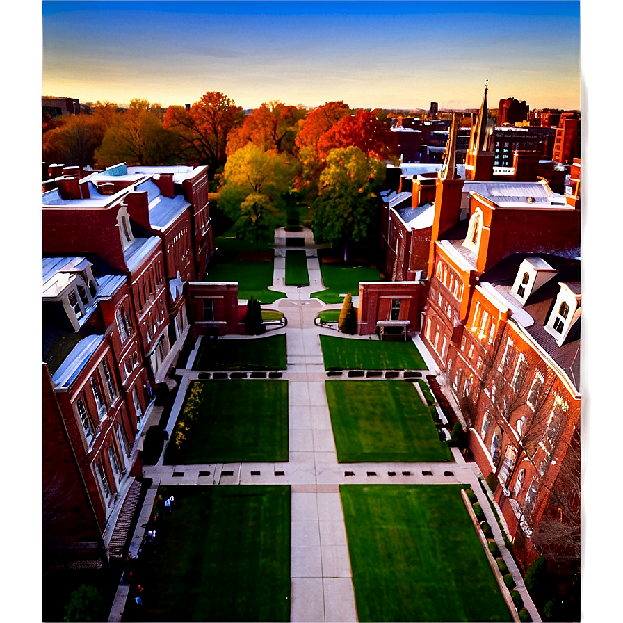 Brown University Quad Aerial View Png 68 PNG Image