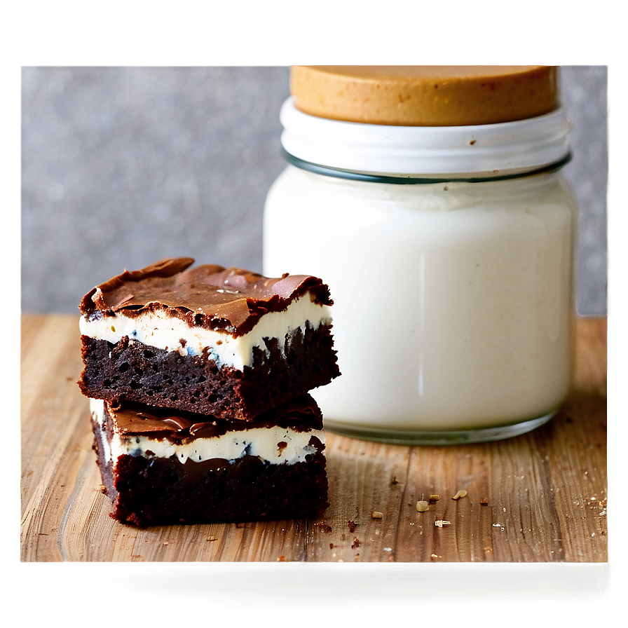 Brownies With Cream Cheese Png 06242024 PNG Image