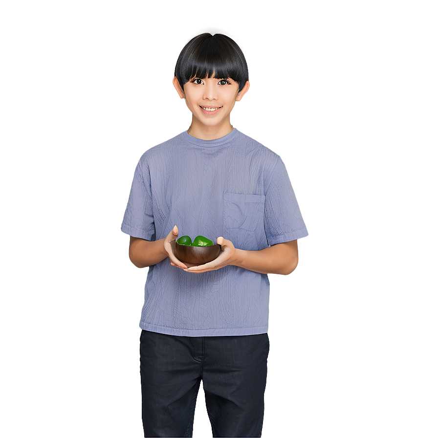 Brushed Forward Bowl Cut Png 06212024 PNG Image