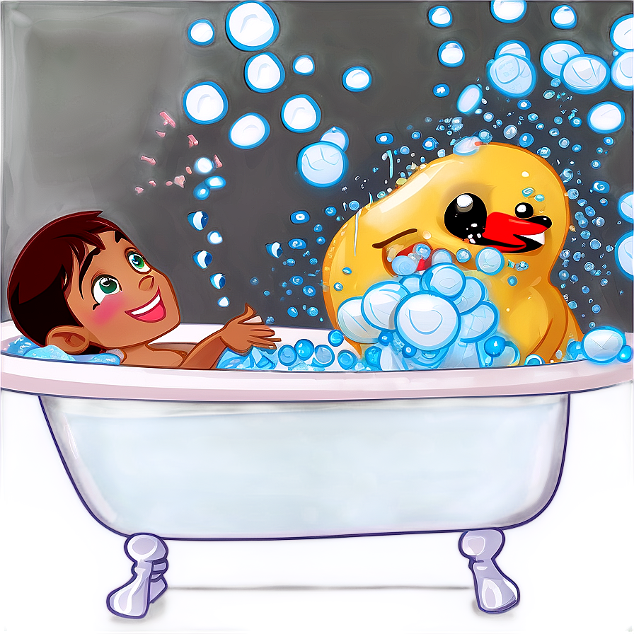 Bubble Bath Experience Png Mgb55 PNG Image