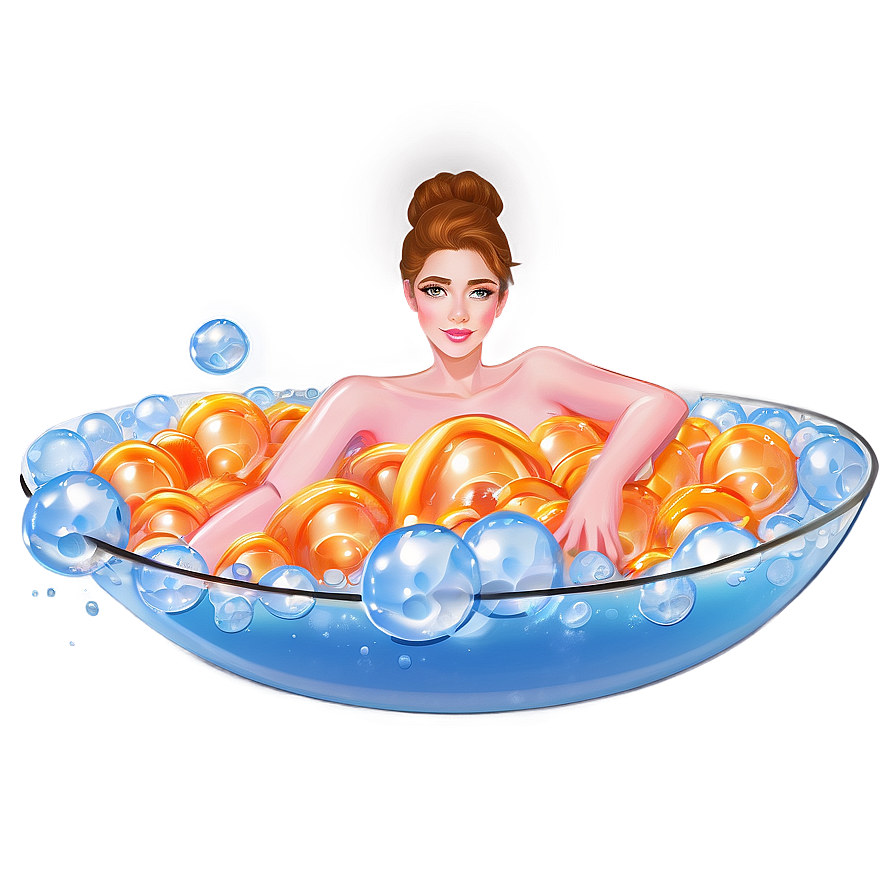 Bubble Bath Perfection Png 90 PNG Image