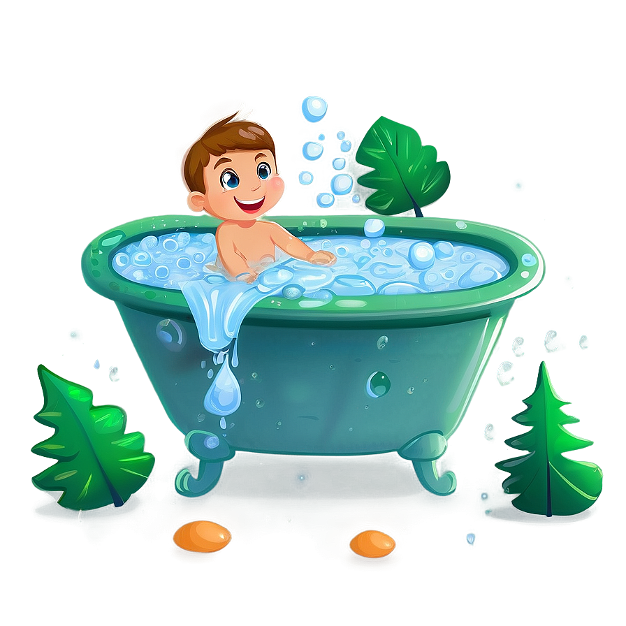 Bubble Bath Time Png Vsj PNG Image