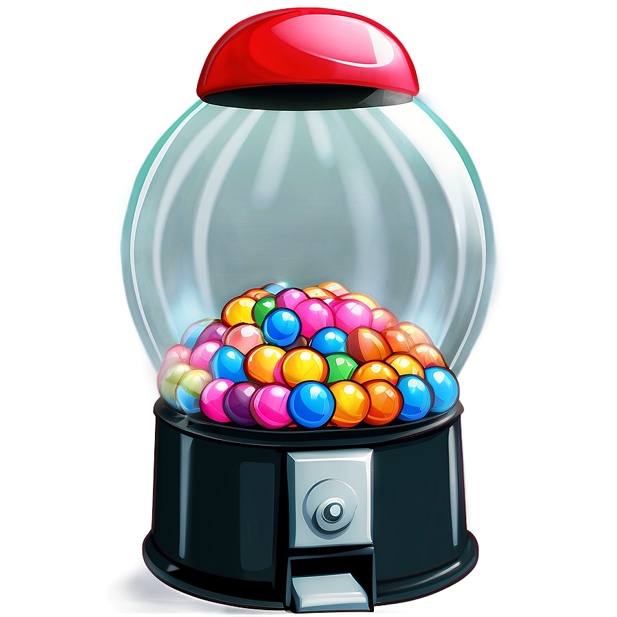 Bubble Gum Machine Png 06292024 PNG Image