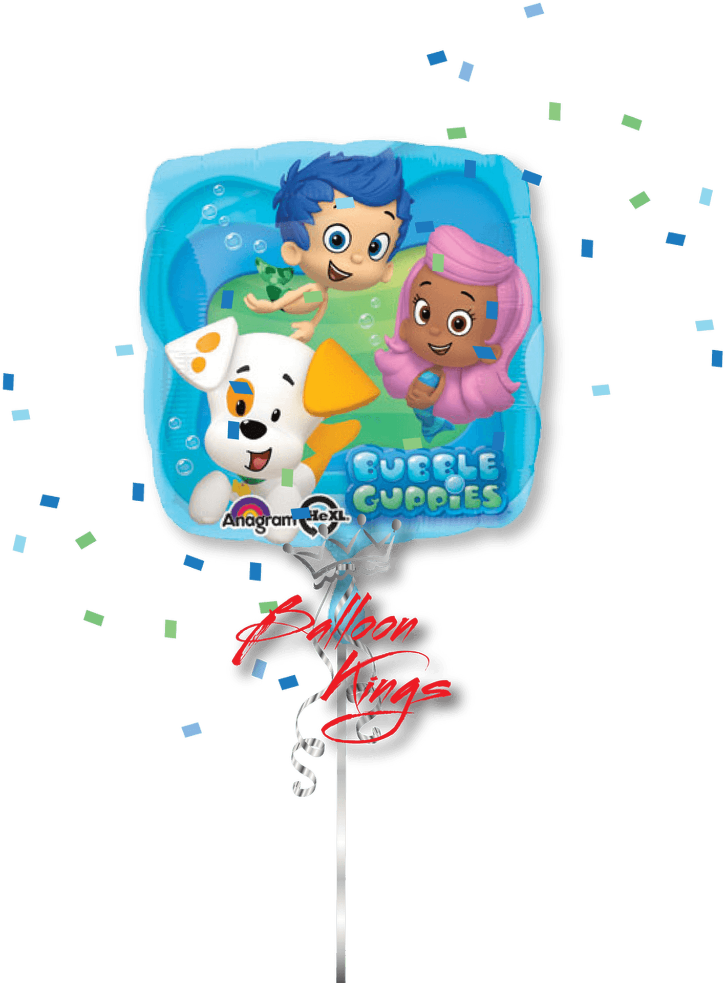 Bubble Guppies Balloon Decoration PNG Image