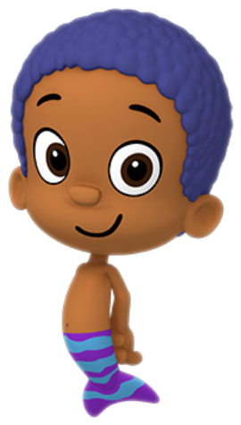 Bubble Guppies Character Smiling PNG Image