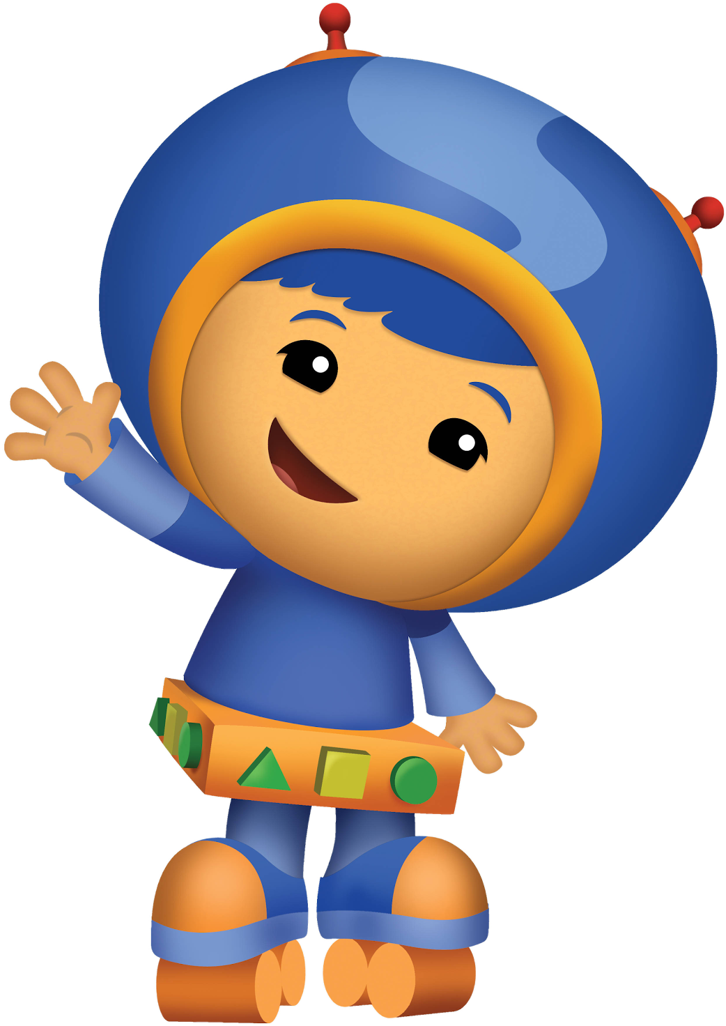 Bubble Guppies Character Waving PNG Image