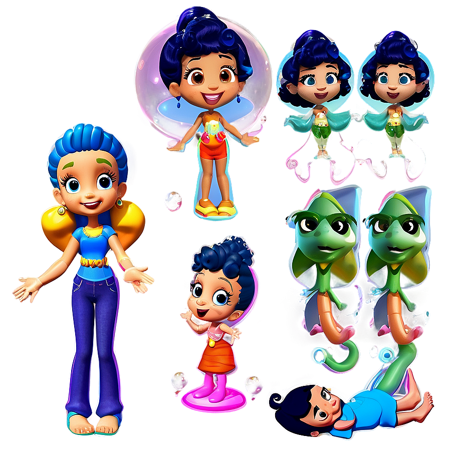 Bubble Guppies Deema Png Bbm PNG Image