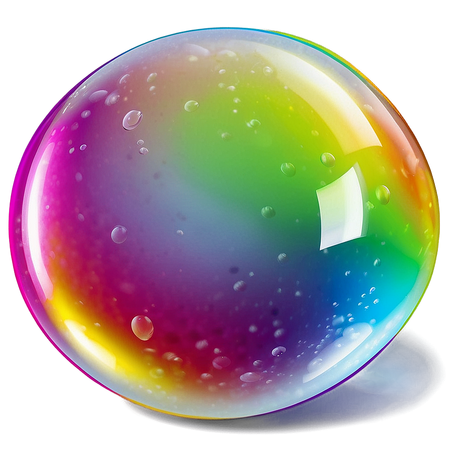 Bubble With Rainbow Colors Png 54 PNG Image