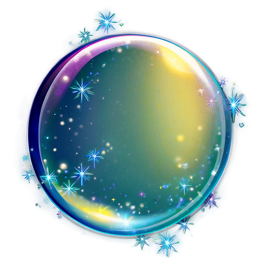 Bubble With Sparkles Png Opx PNG Image