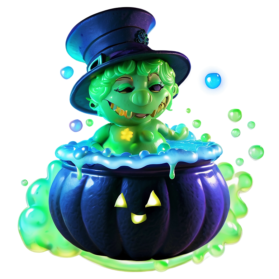 Bubbling Witch's Brew Pumpkin Png 58 PNG Image