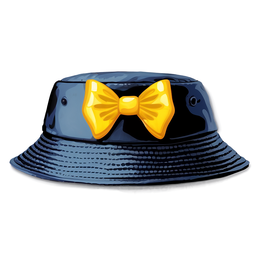 Bucket Hat With Bow Png Hko35 PNG Image