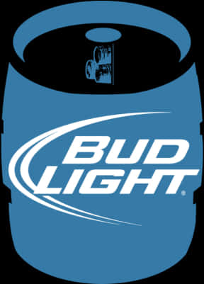 Bud Light Beer Keg Logo PNG Image